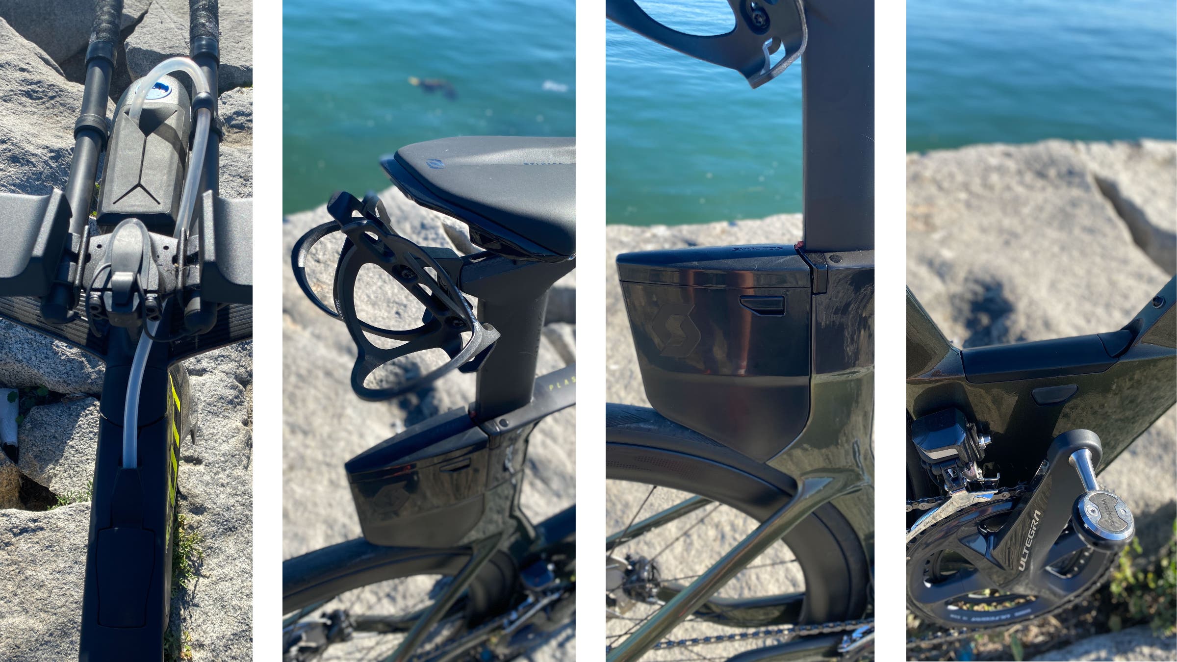 A close-up of the storage on the Scott Plasma 6 Review