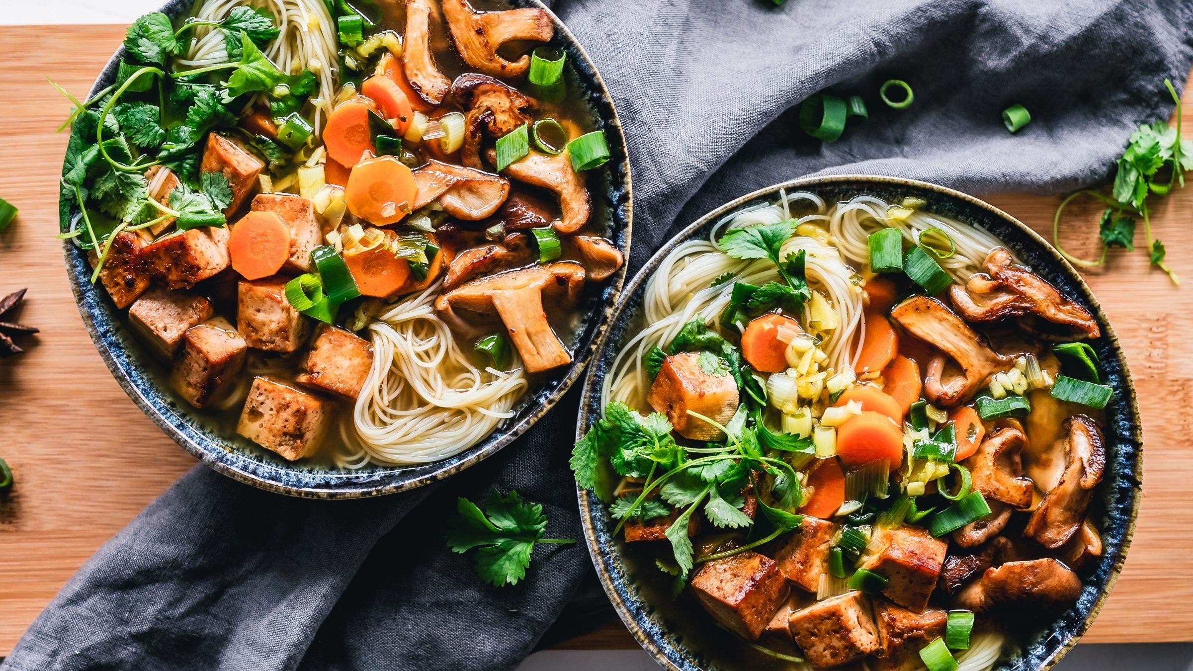 A bowl of tofu stir-fry, which is a great cheap protein for athletes.