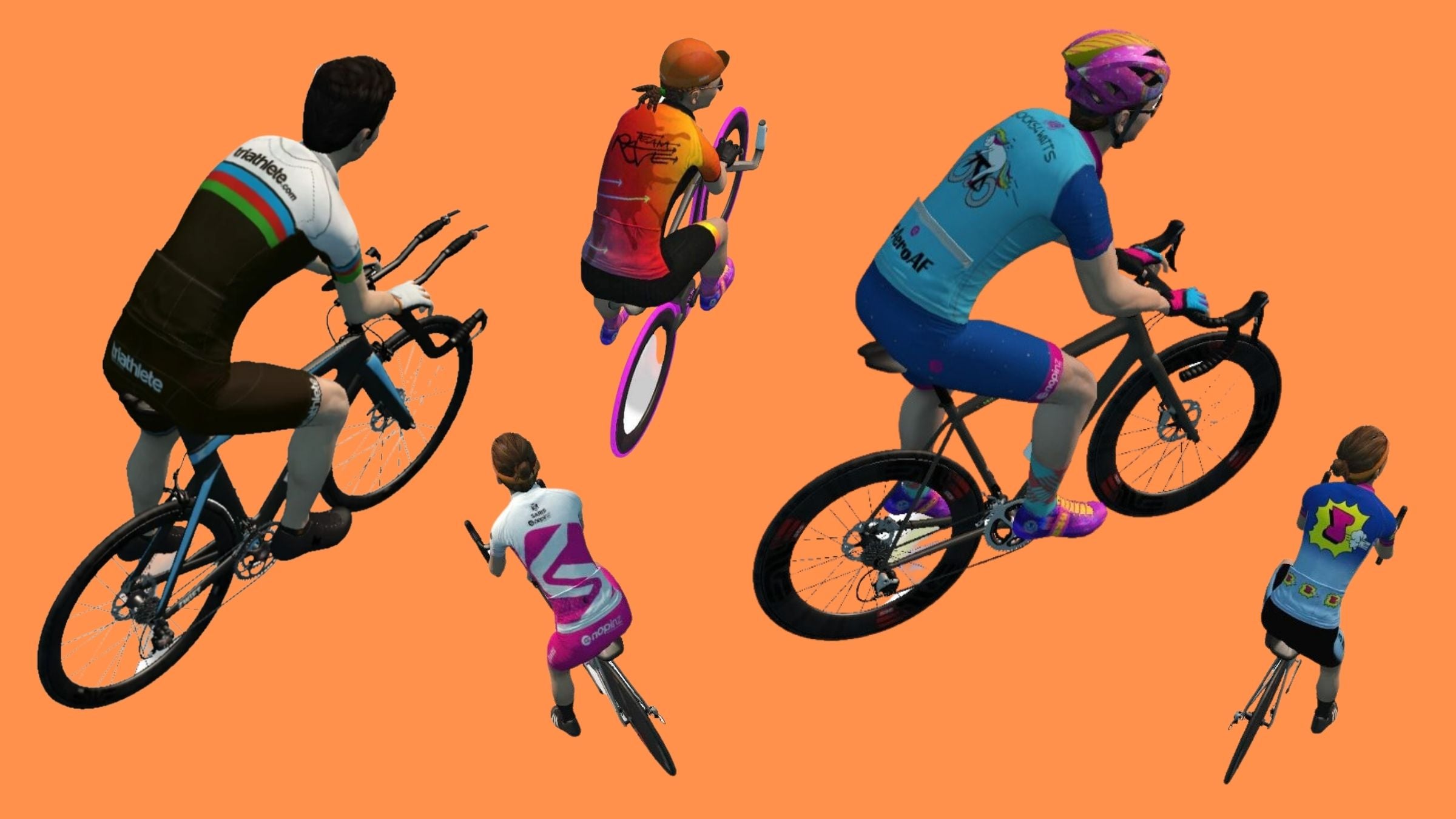 Zwift cycling hot sale clothing