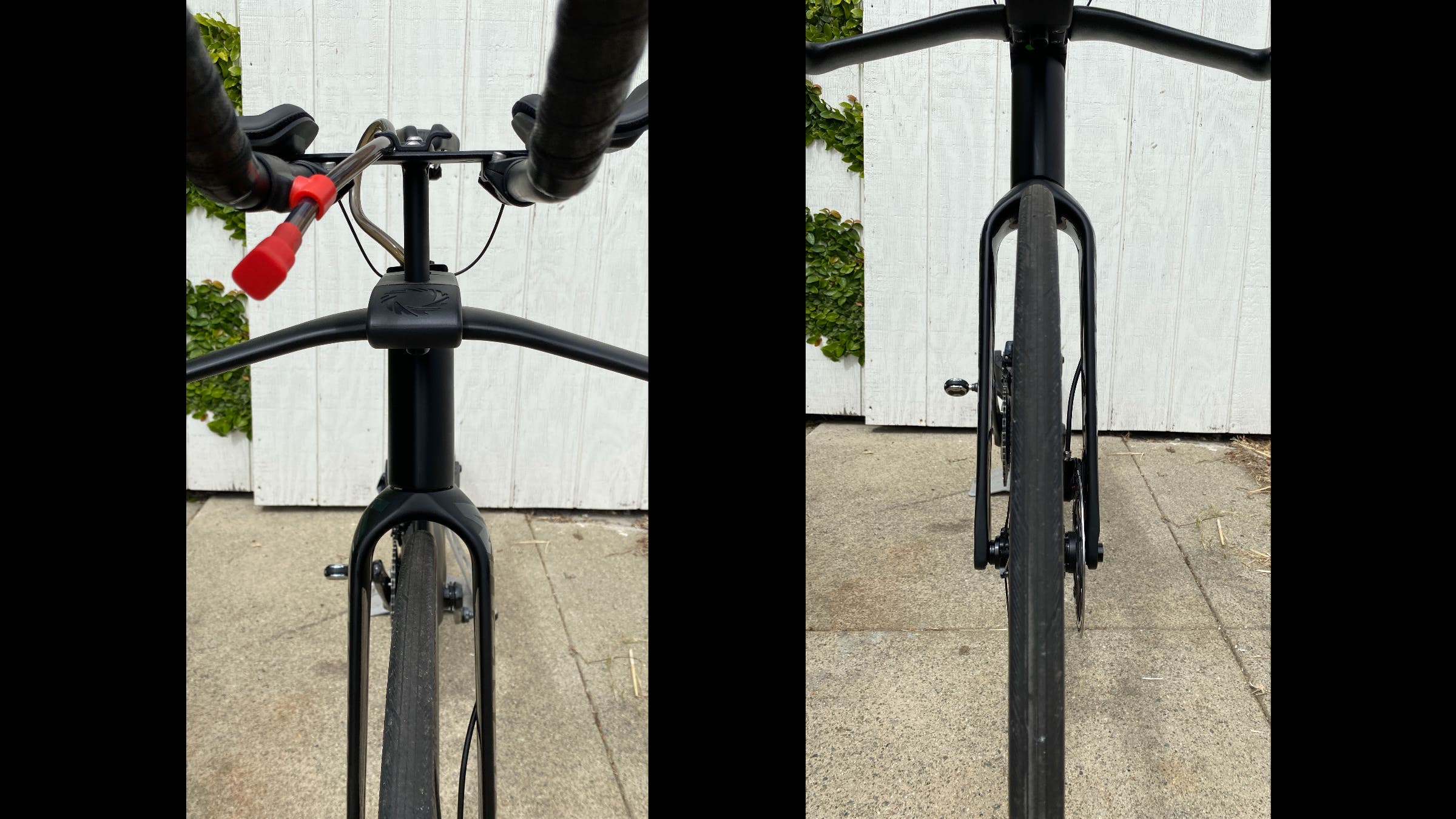 A view of the Ventum One fork size.