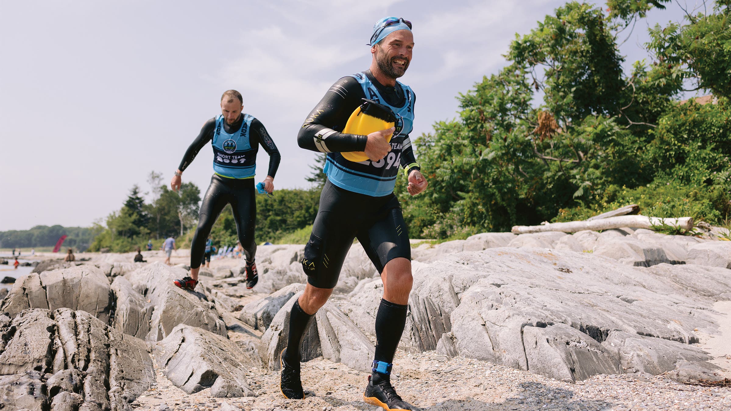 Competitors at the Odyssey Swimrun