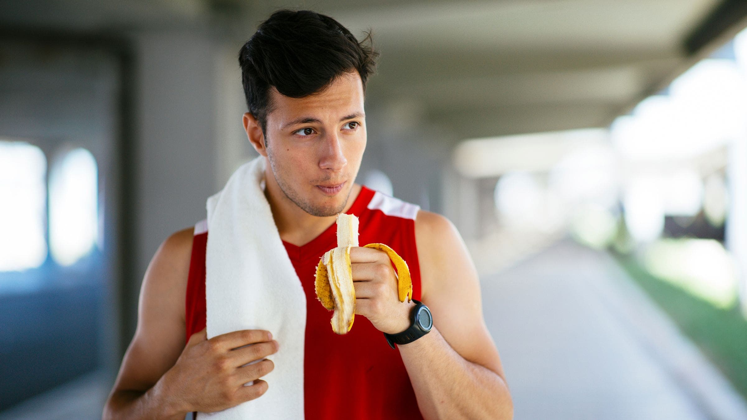 A man follows a triathlete meal plan for 70.3 training