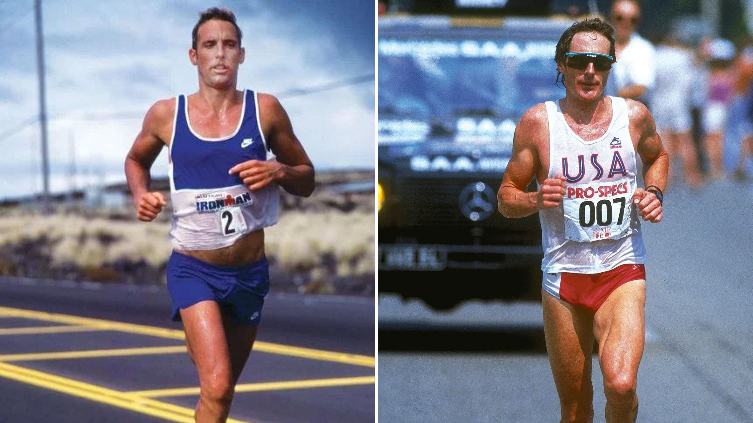 Dave Scott and Mark Allen, the central characters of the Iron War