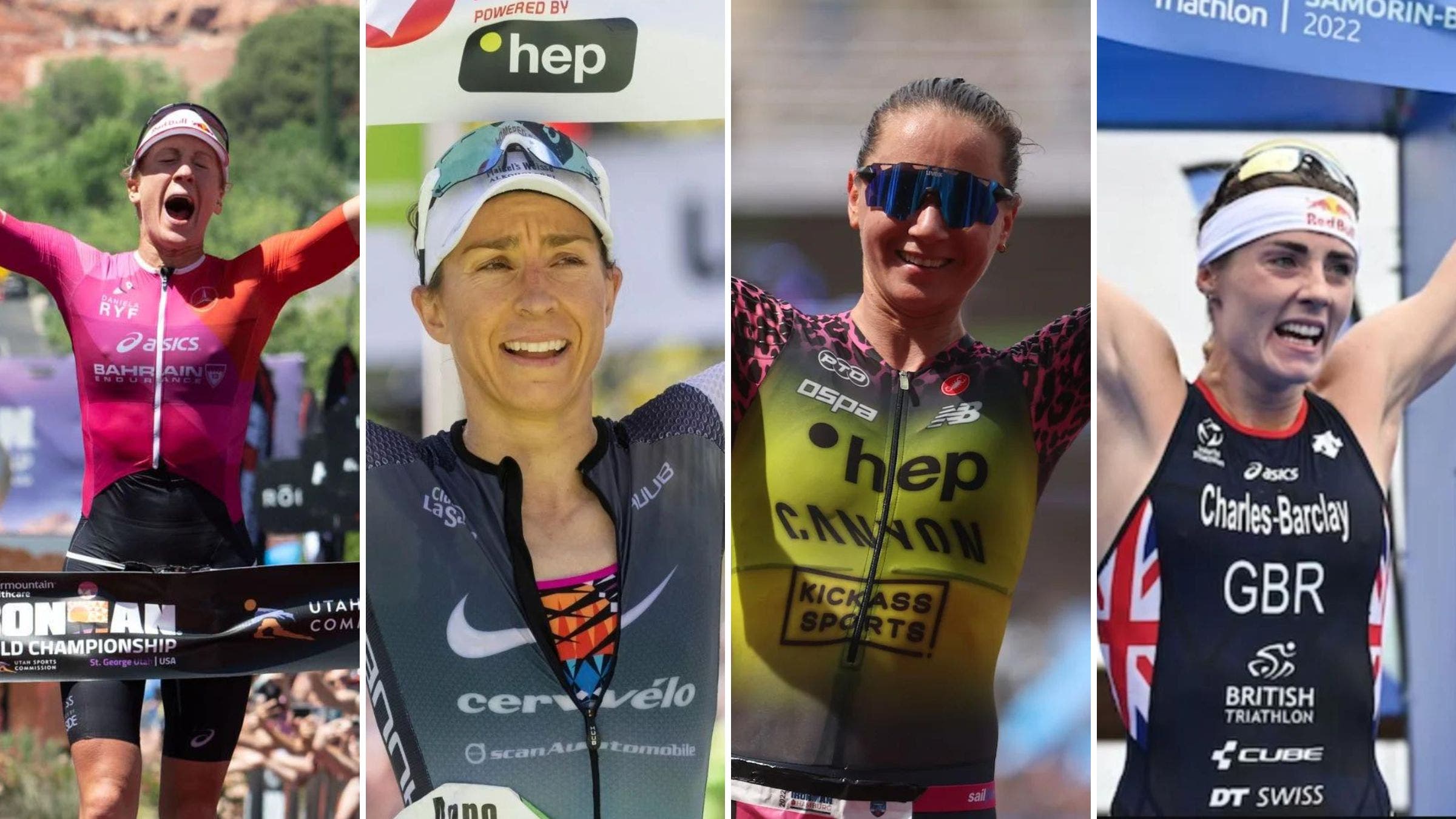 The top women at the 2022 Ironman World Championship in Kona