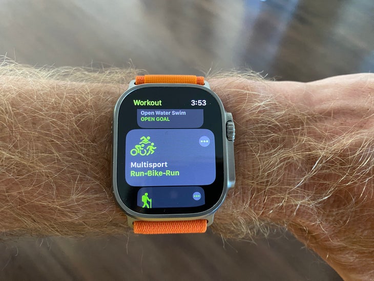 apple watch ultra triathlon