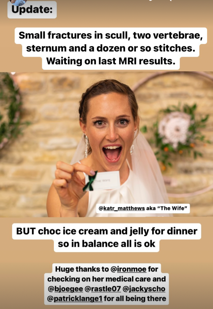 An update on Kat Matthews hit by car