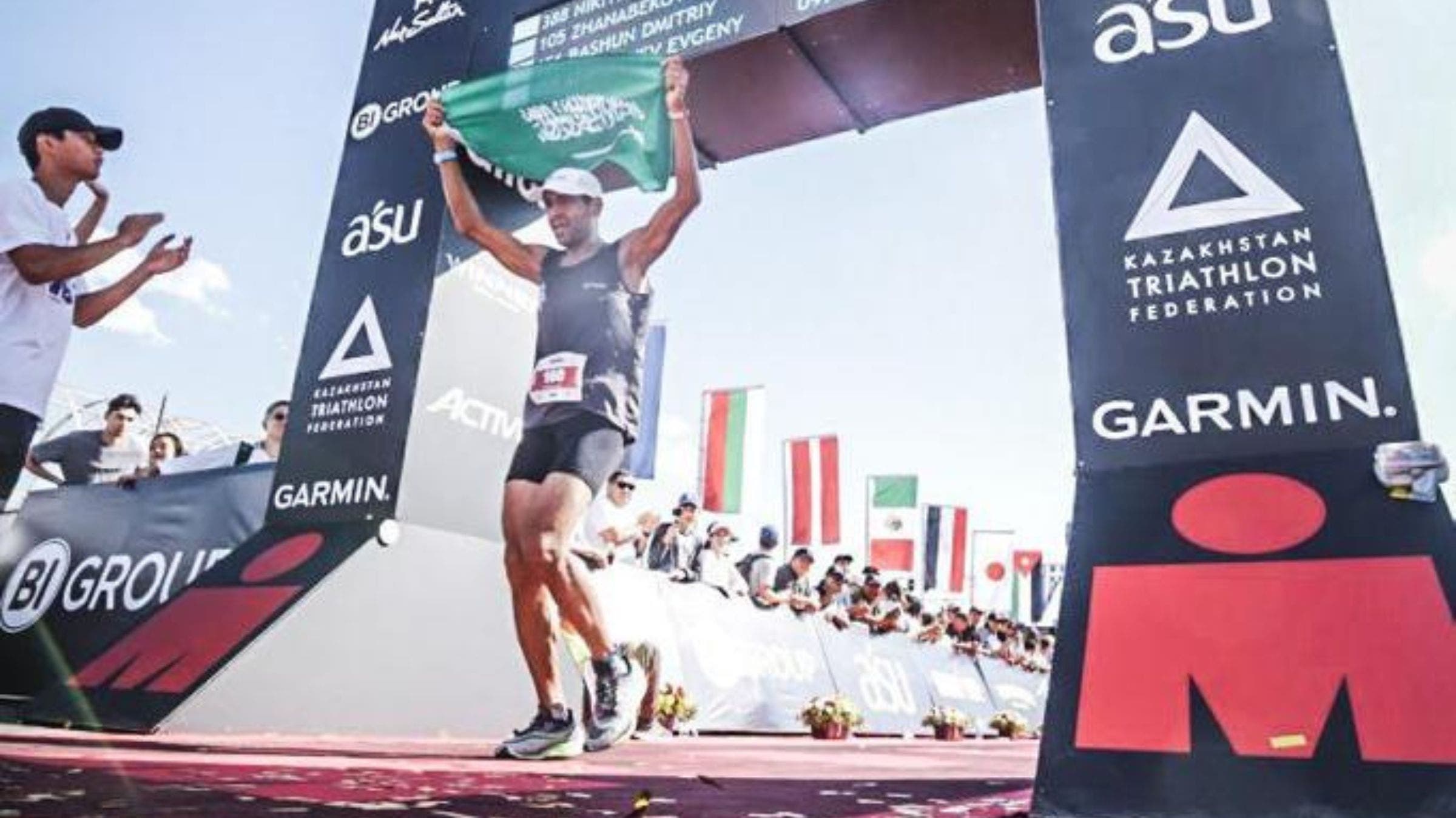 Mohammed Almarzouki, Saudi Arabian triathlete, qualifies for Kona