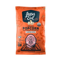 LesserEvil Organic Popcorn Pumpkin Spice