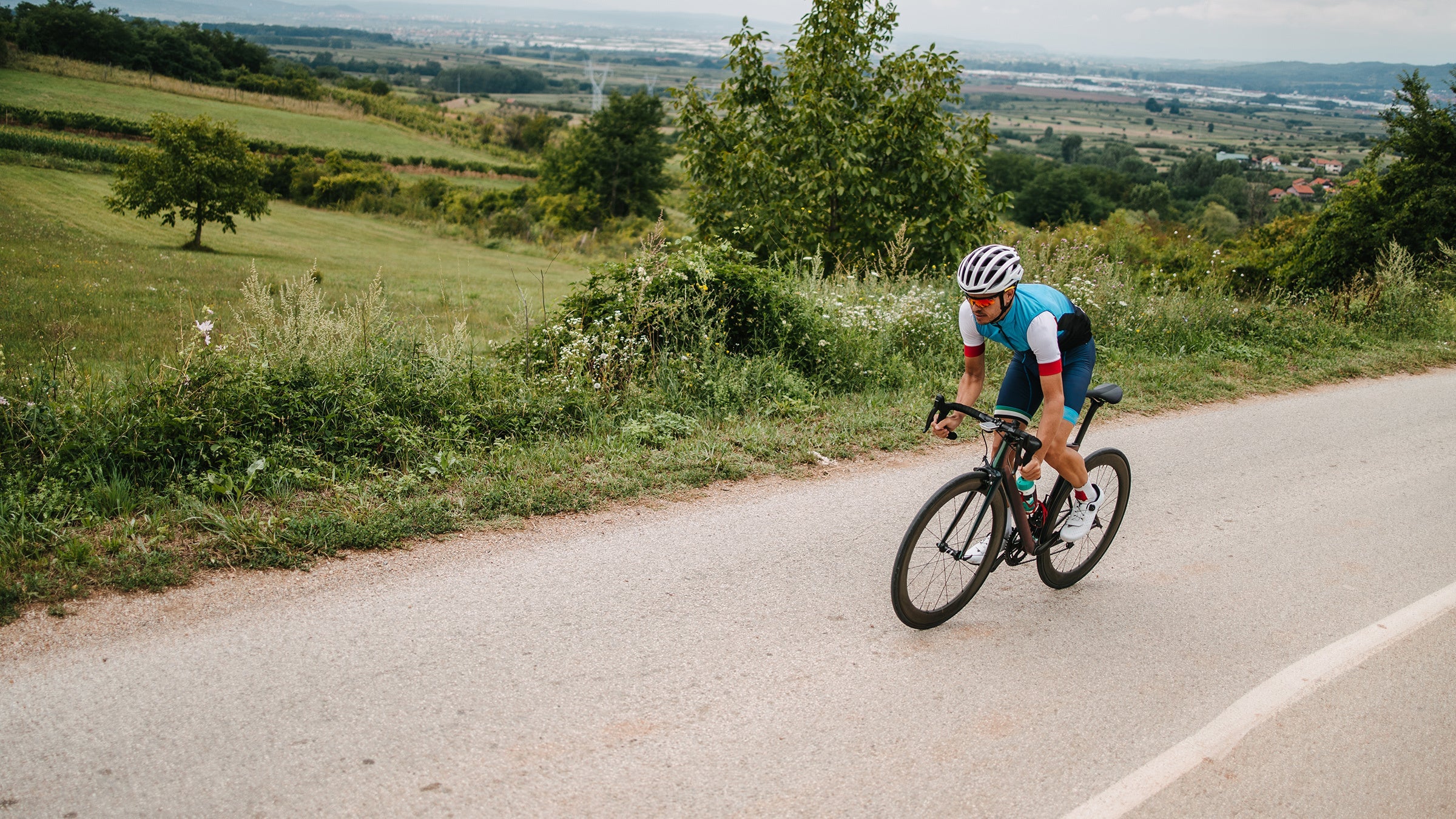 Photo of a road biker