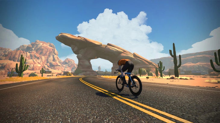 Level-up your winter cycling routine with Zwift.