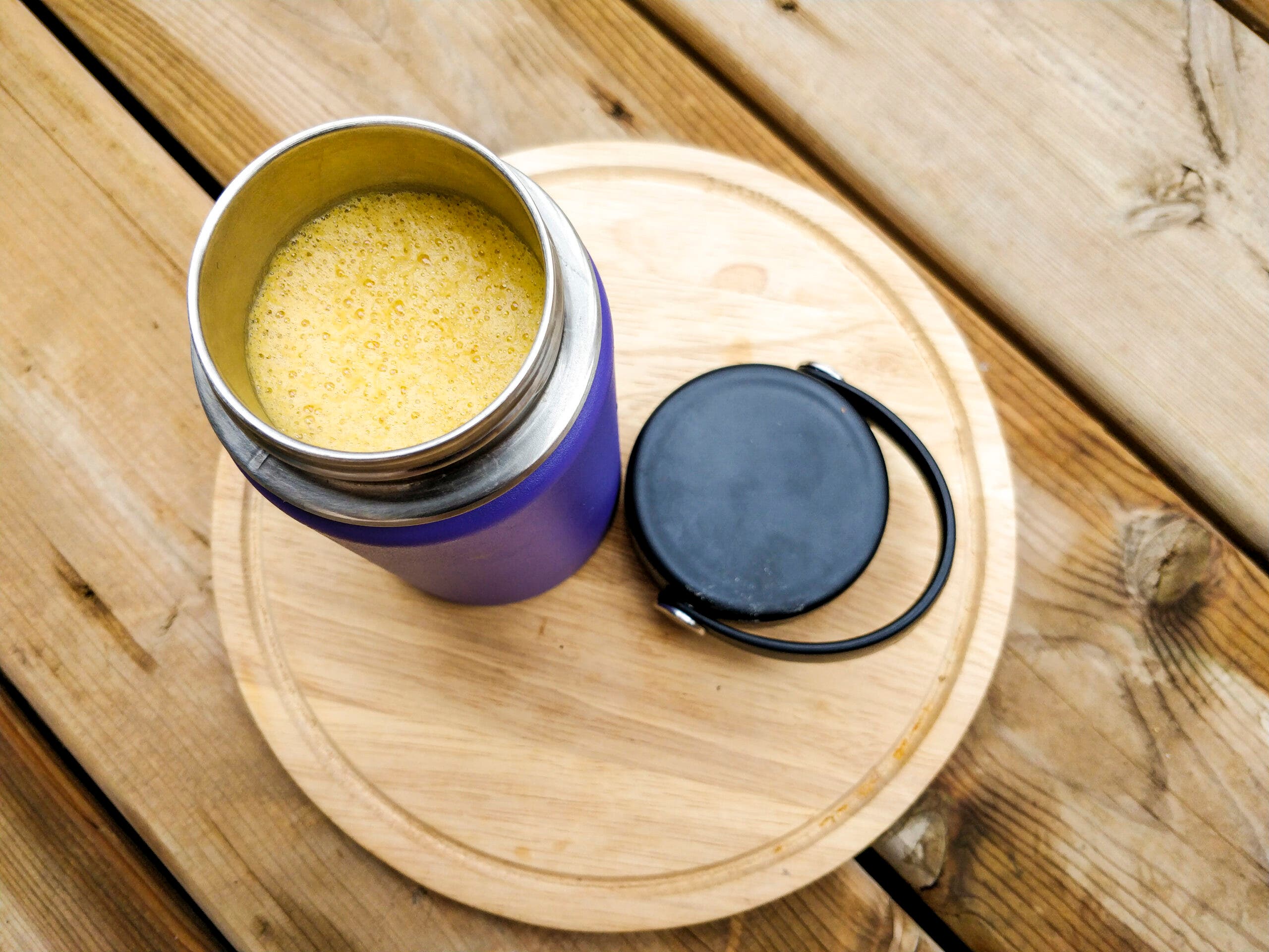 a Warm Pumpkin Smoothie Recipe for athletes