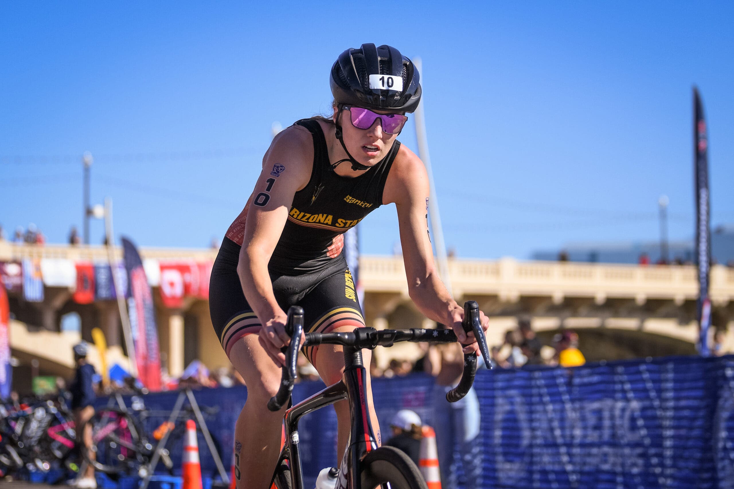 The Arizona State University Women's Triathlon team