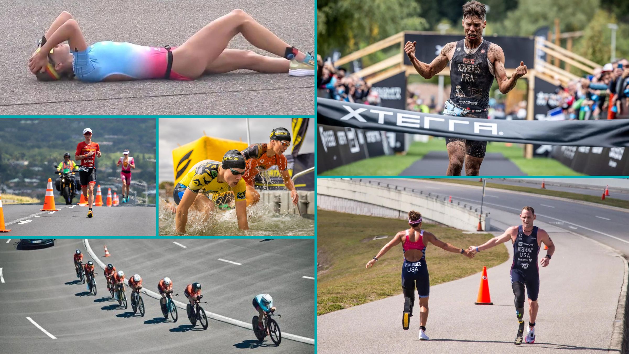 A collage of images from the top tri news stories of 2022