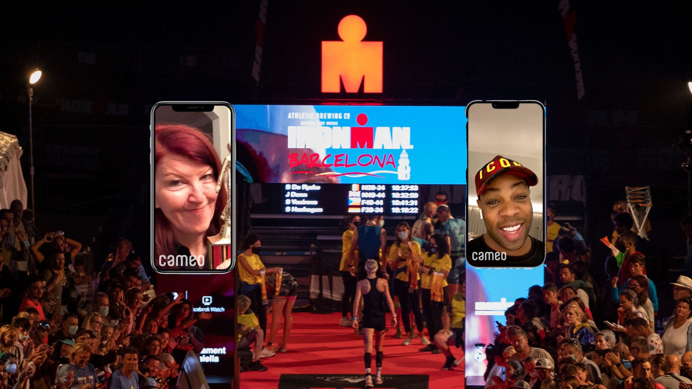 A humorous depiction of Cameo celebrities as Mike Reilly's replacements