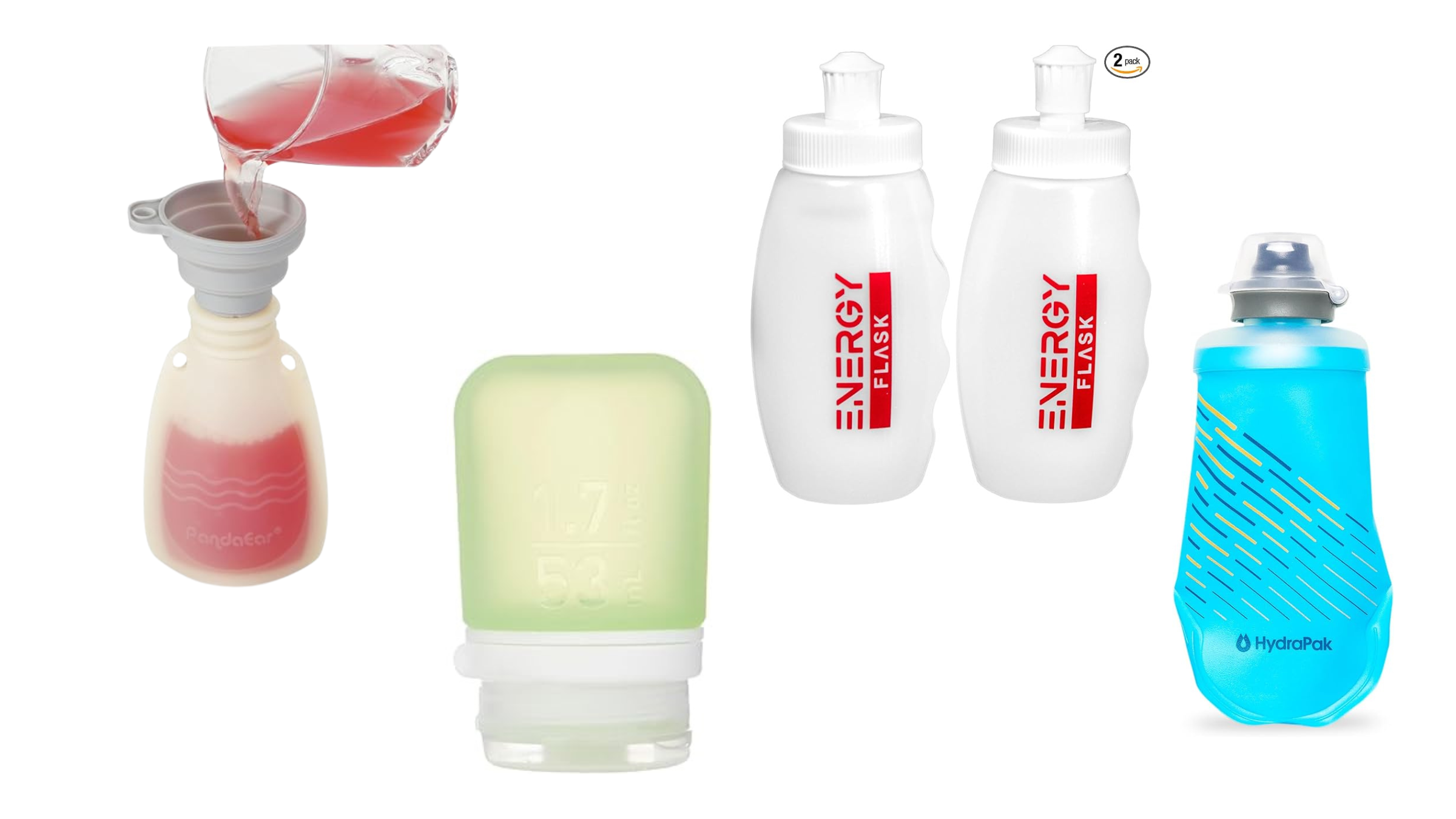 An important aspect of homemade energy gels is how you'll carry them. Here are some options.