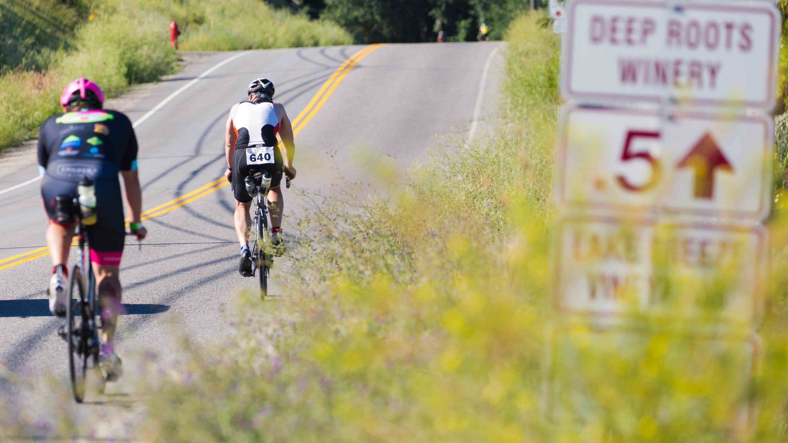 Athletes race the Peach Classic Triathlon
