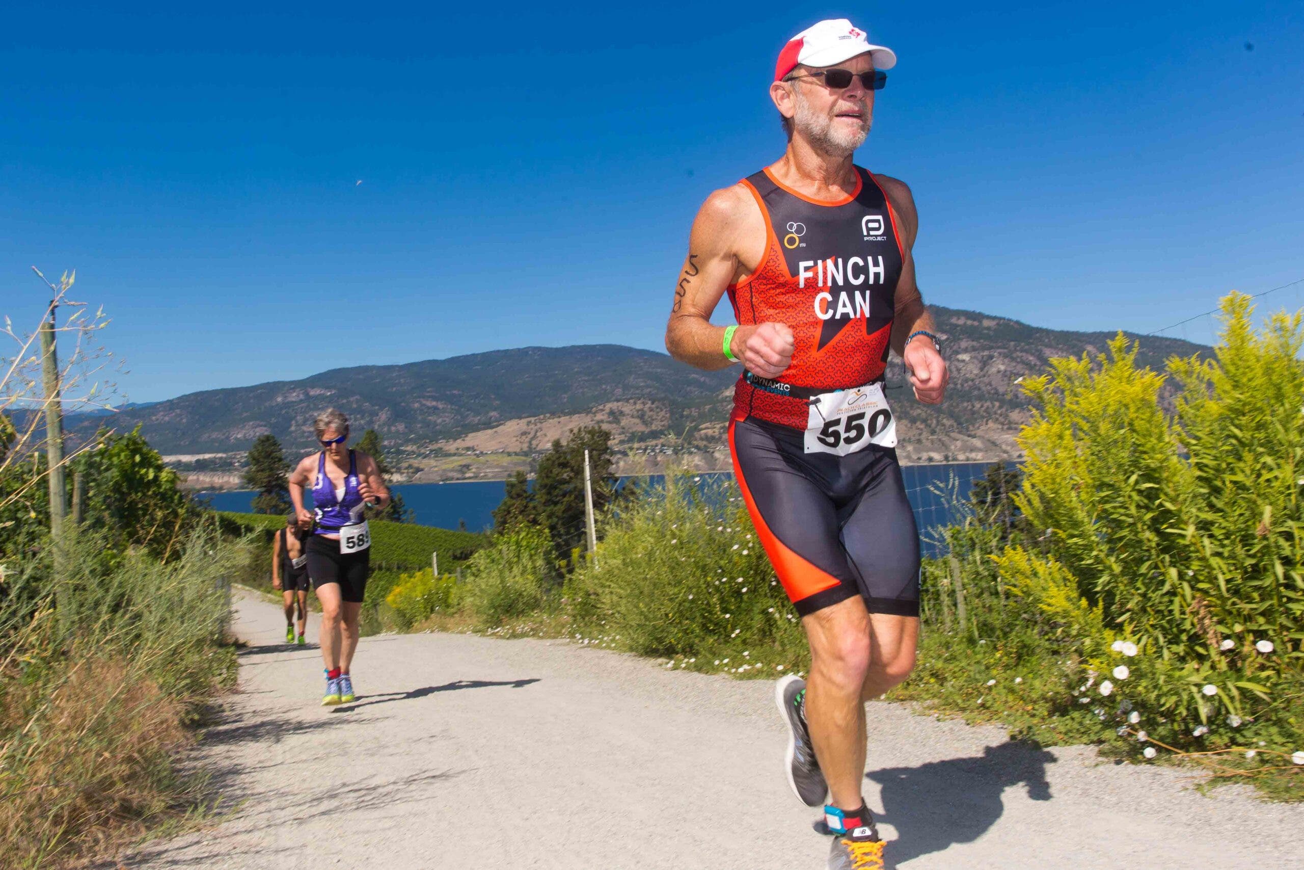 Triathletes race the Peach Classic Triathlon