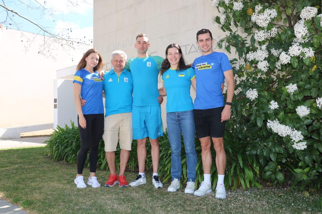 Triathletes at the Ukrainian Triathlon Federation.