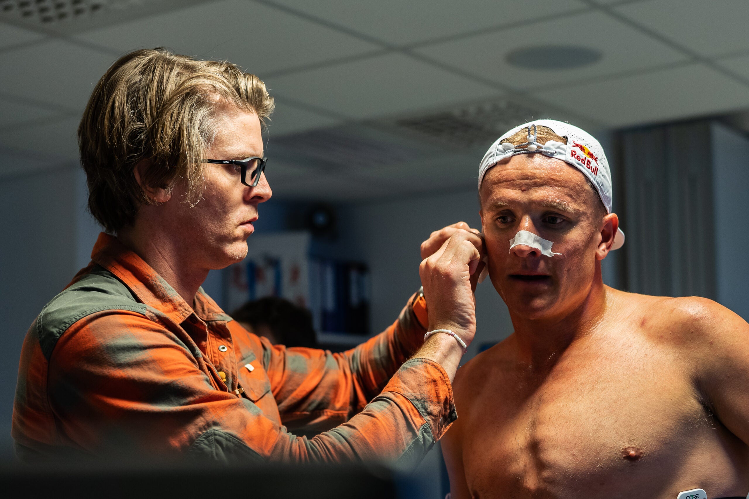Olav Bu Norwegian Triathlon Coach does lactate testing