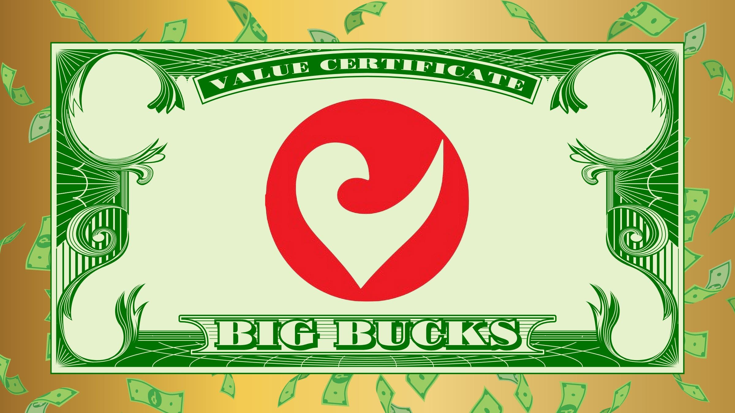 A dollar bill depicting who owns challenge family triathlon