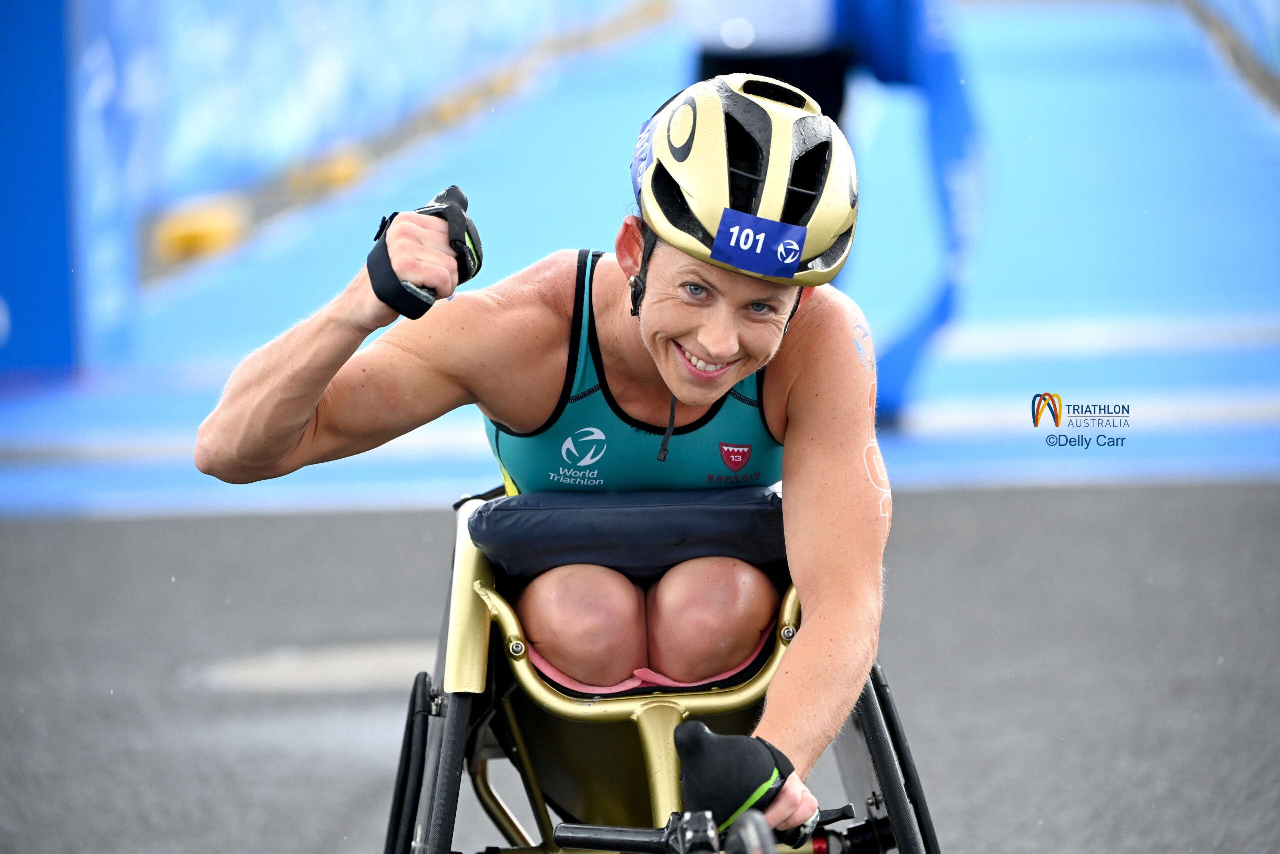 Lauren Parker wins World Triathlon Para Series Devonport