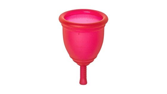The Ruby Cup menstrual cup for runners and triathletes