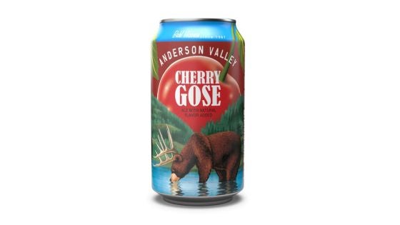 A can of Anderson Valley Gose one of the best shower beers after a workout