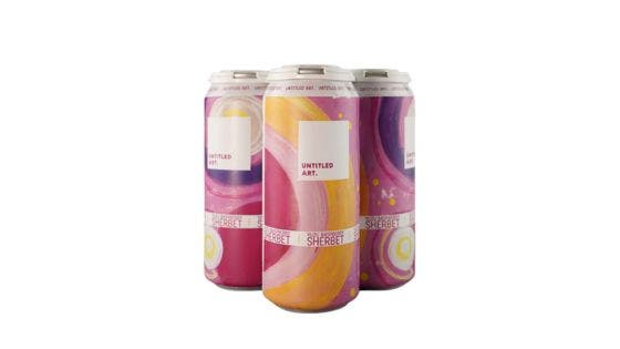 A can of Untitled Art Sherbert one of the best shower beers after a workout