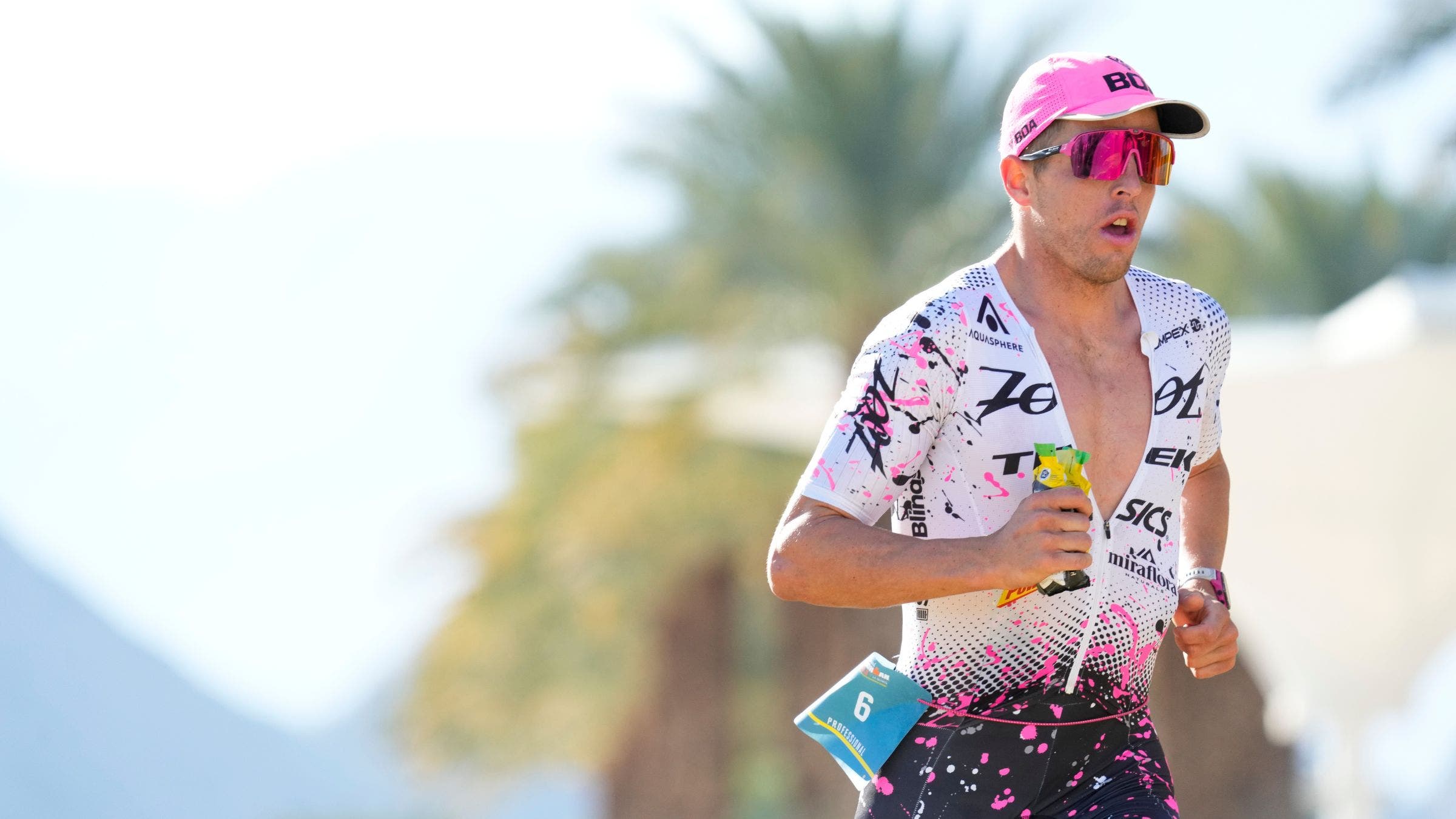 Sam Long triathlon aid station