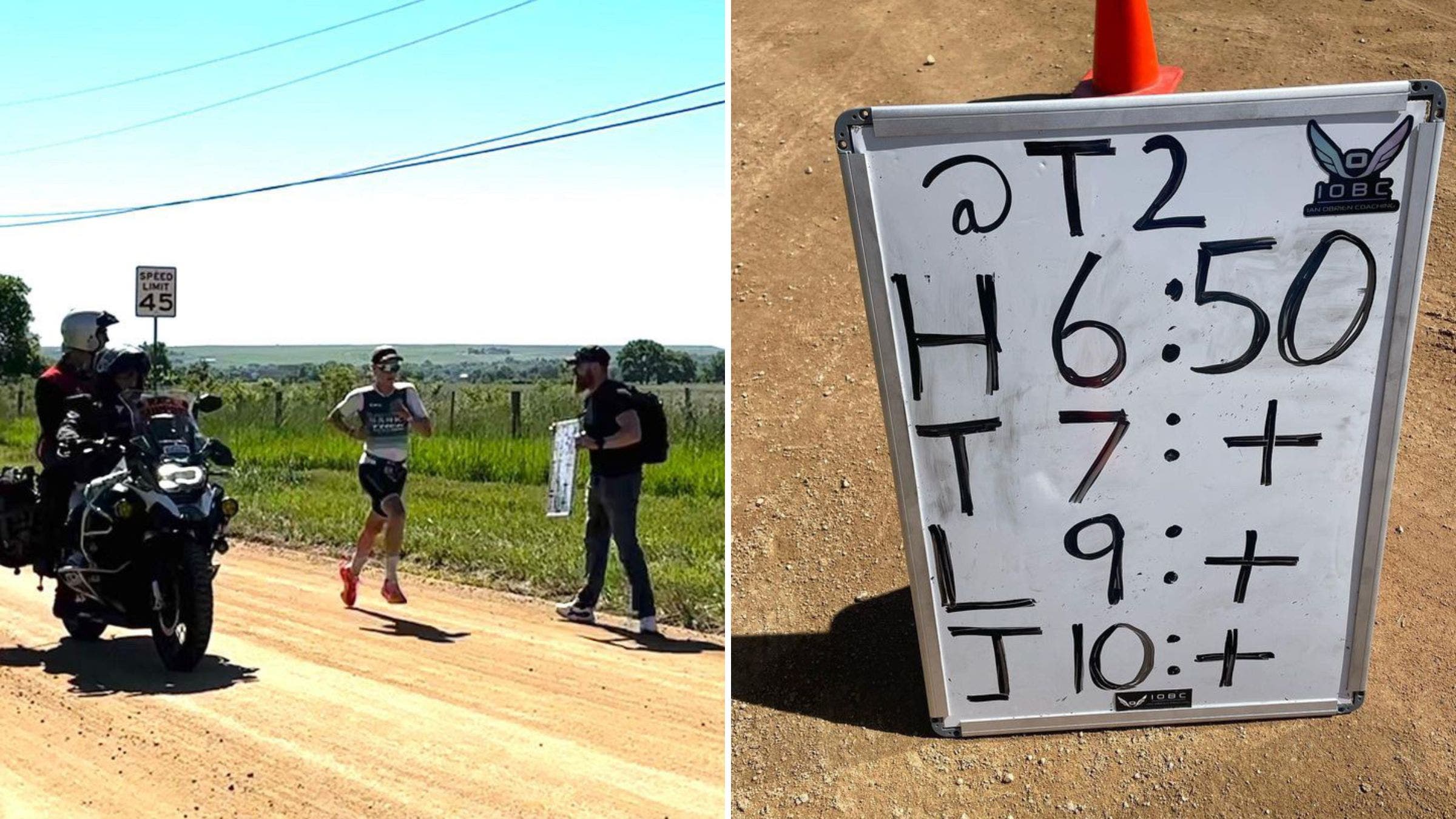 Ian O'Brien Taylor Knibb Coach 70.3 Boulder 2023