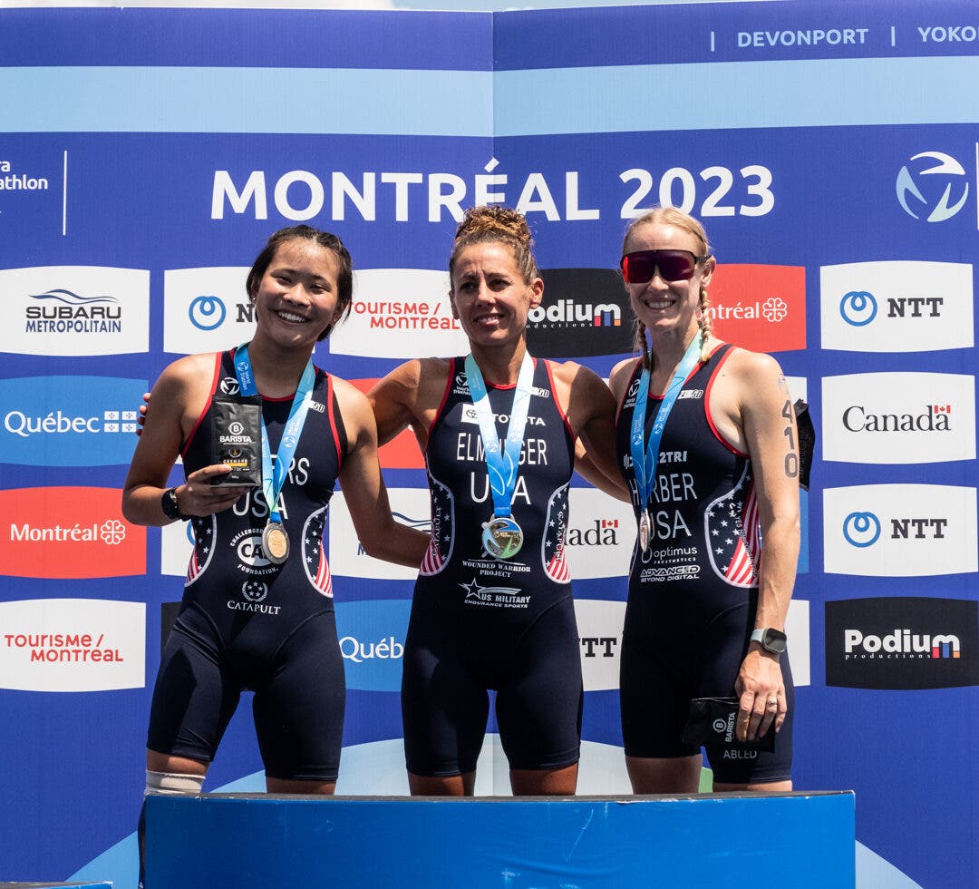 American paratriathletes had a strong showing at WTCS Para Series Montreal, the first step to the 2024 Paralympic Games.
