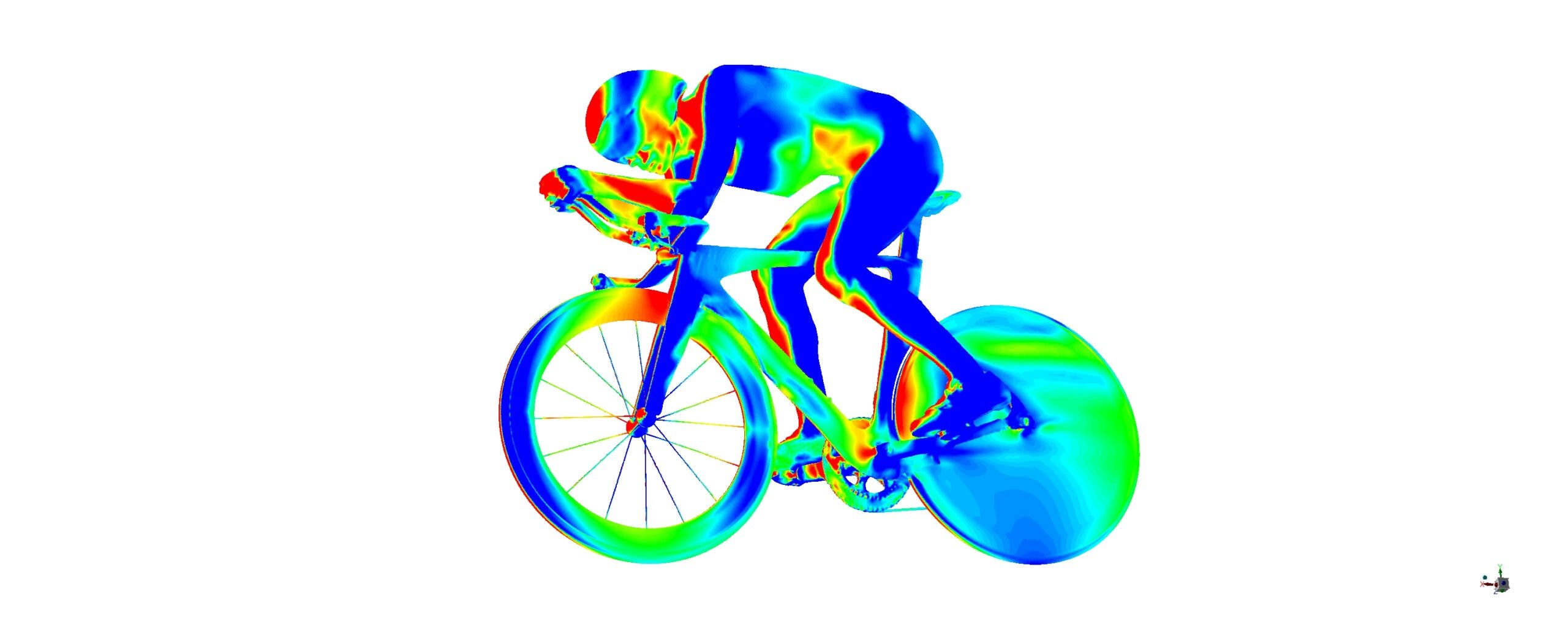 Aerodynamics of bottle on chest