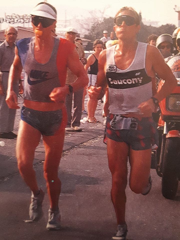 Mark Allen Scott Tinley Nice Triathlon