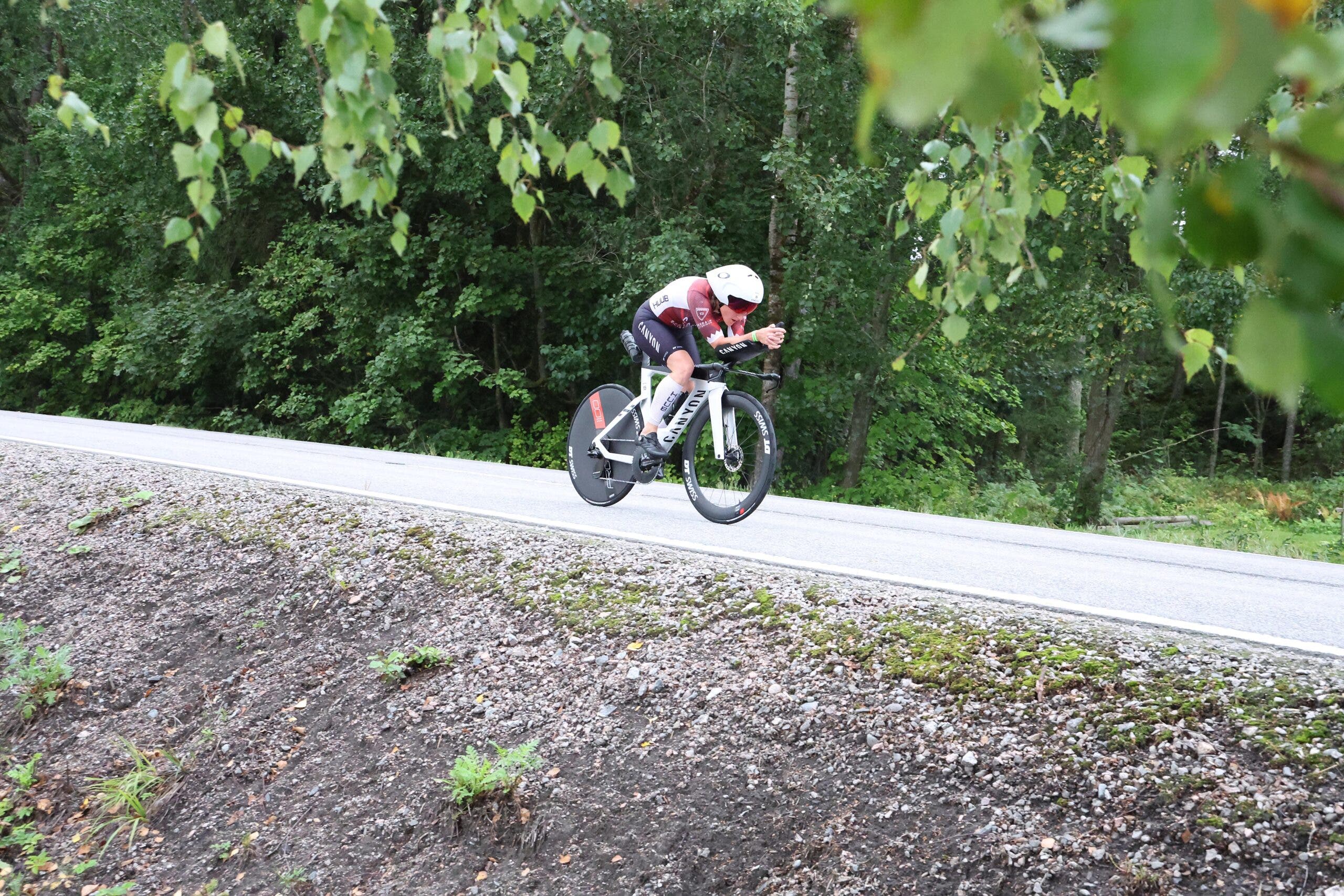 Kat Matthews fastest triathlon bike Ironman 70.3 World Championship 2023