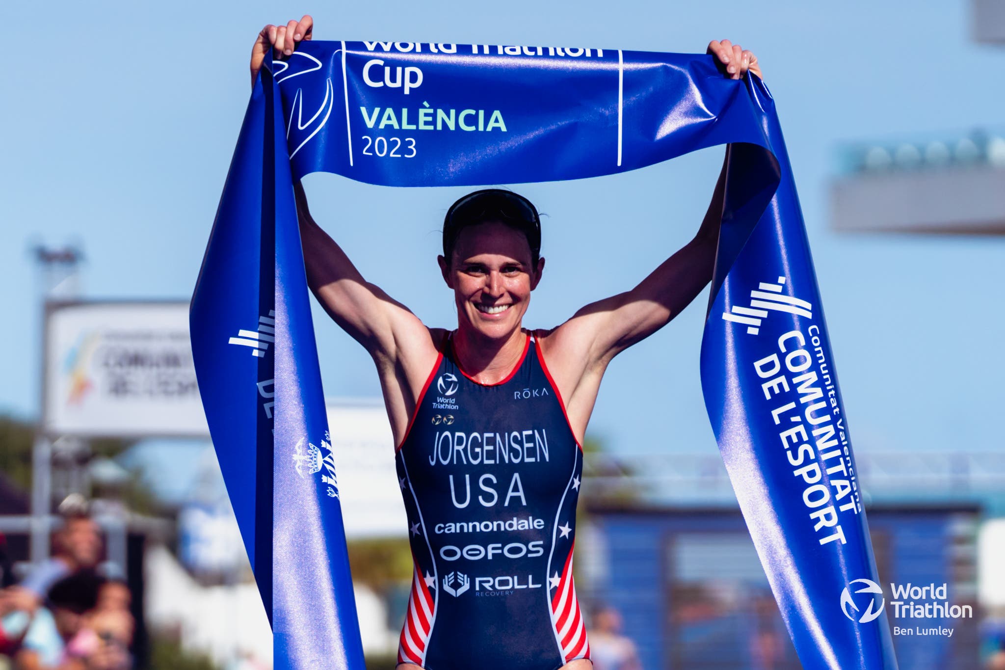 Gwen Jorgensen wins World Triathlon World Cup, Valencia