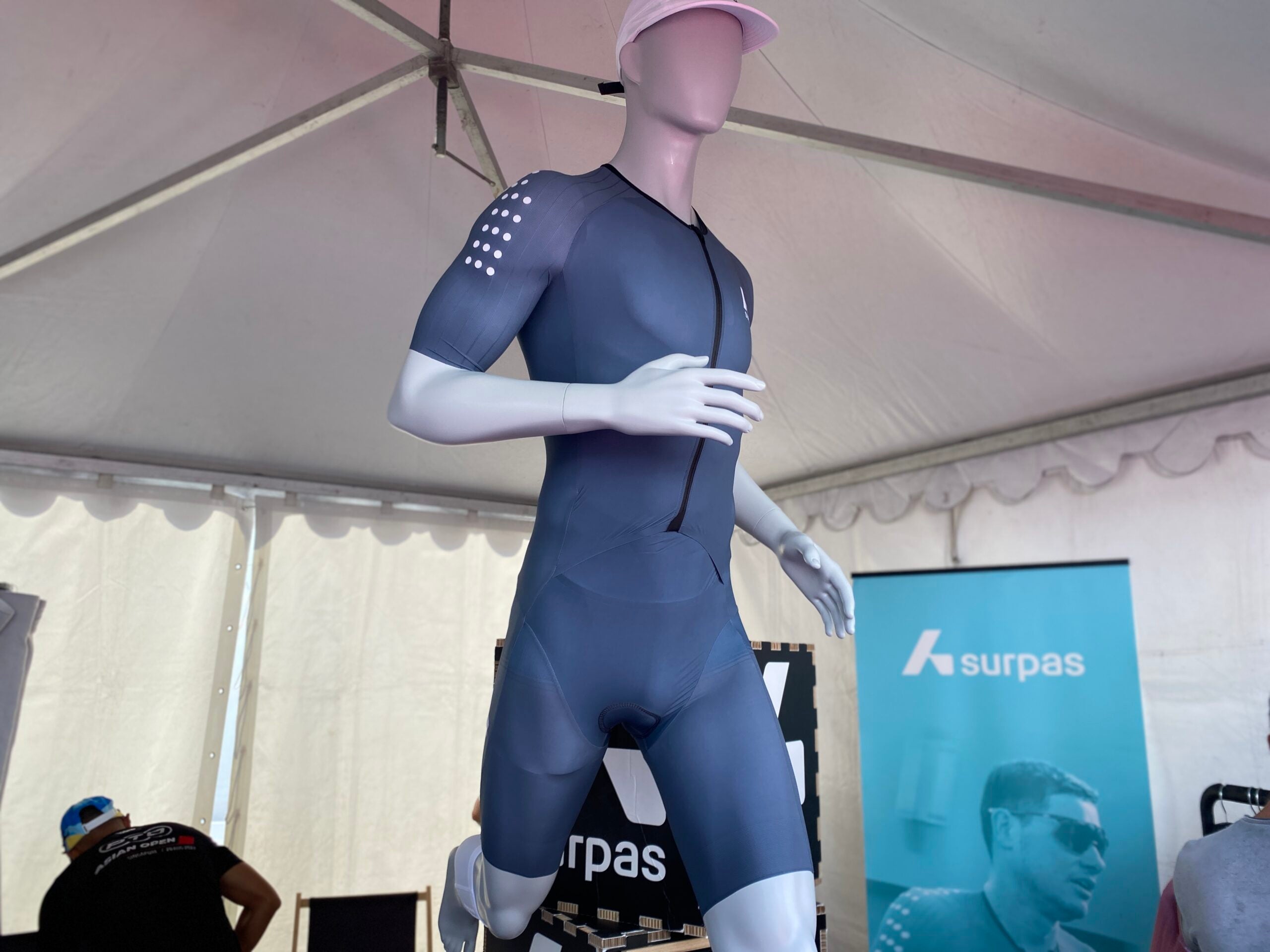 Surpas Insane Tri Suit at 2023 Ironman World Championship Nice France Expo