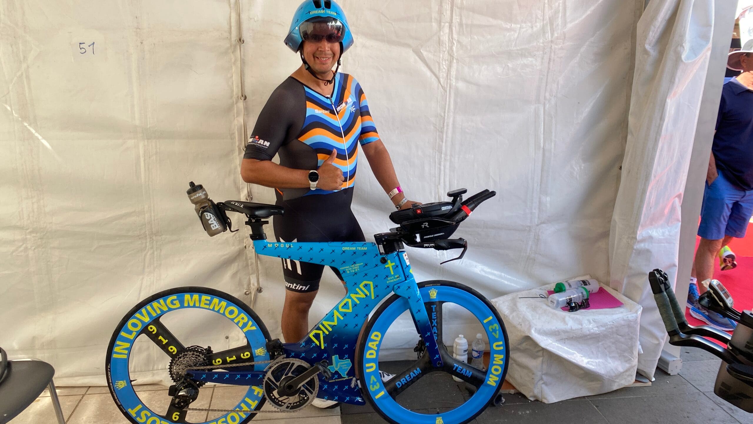 Custom Dimond Mogul Triathlon Bike