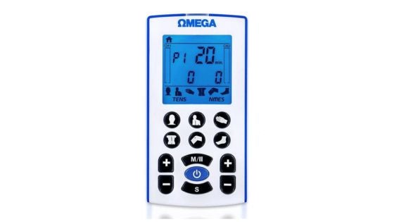 Omega Professional Tens & NMES/EMS Combo Unit for Ultimate Pain Relief