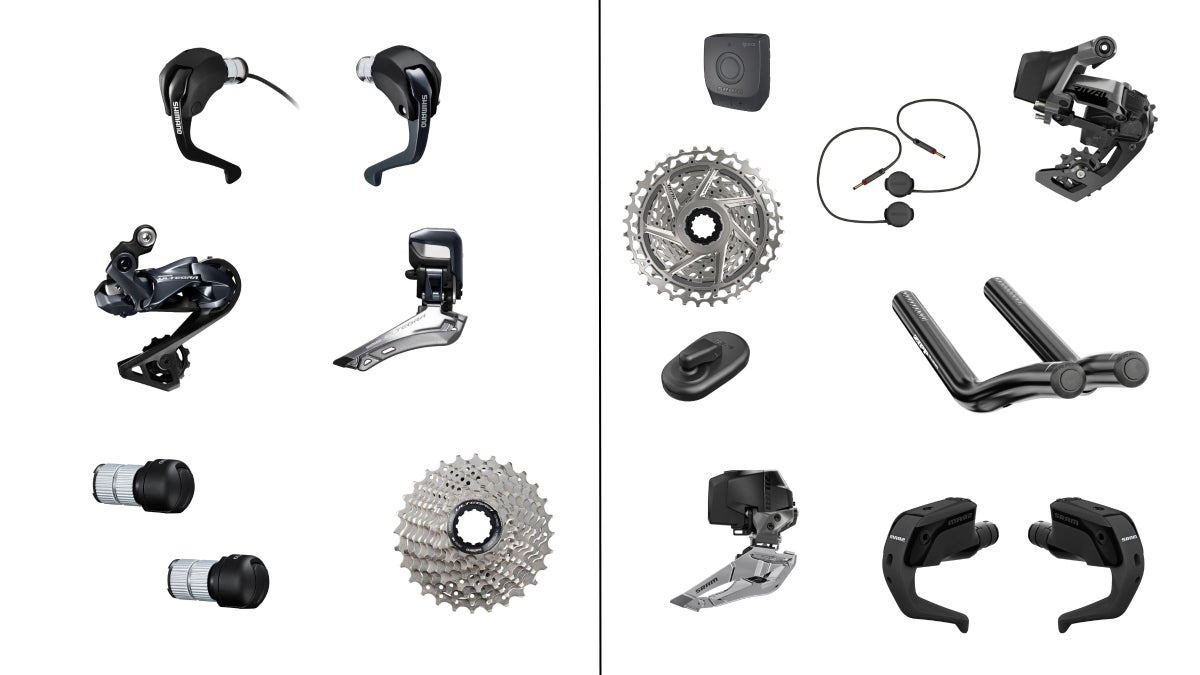 Face Off: Electronic Tri Bike Drivetrains, Shimano Di2 vs SRAM eTap AXS