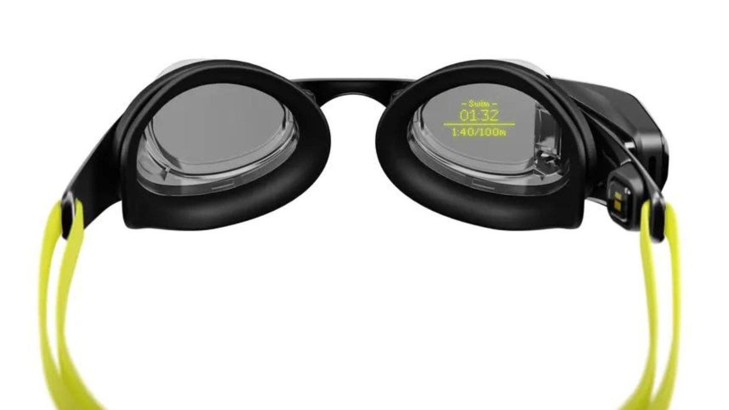 Swim Form Sensors for triathletes in swim goggles
