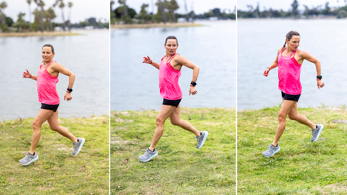 Justine Galloway Swims (Forward), Bikes (Forward) & Runs (Backward)