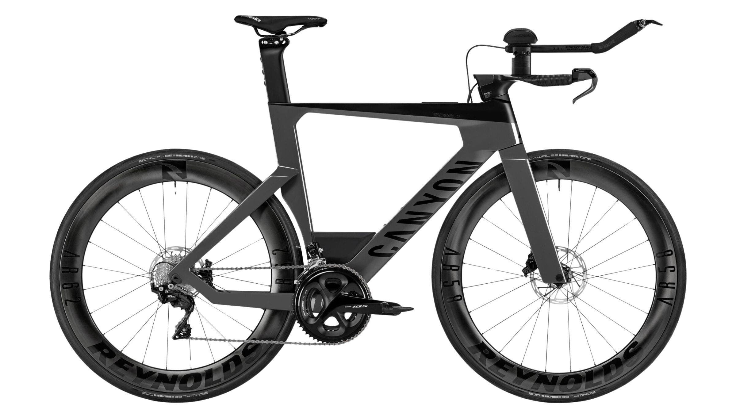 The Canyon Speedmax CF 7 is one of the best beginner or budget triathlon bikes for 2025