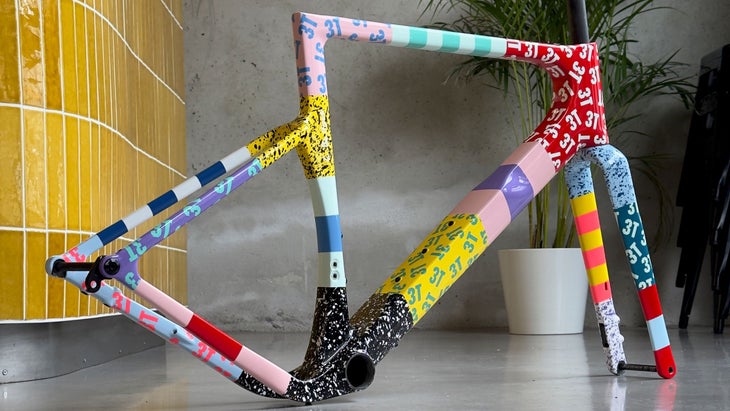 Carbon Fiber Bicycle Frame Painting Carbon Fiber Can