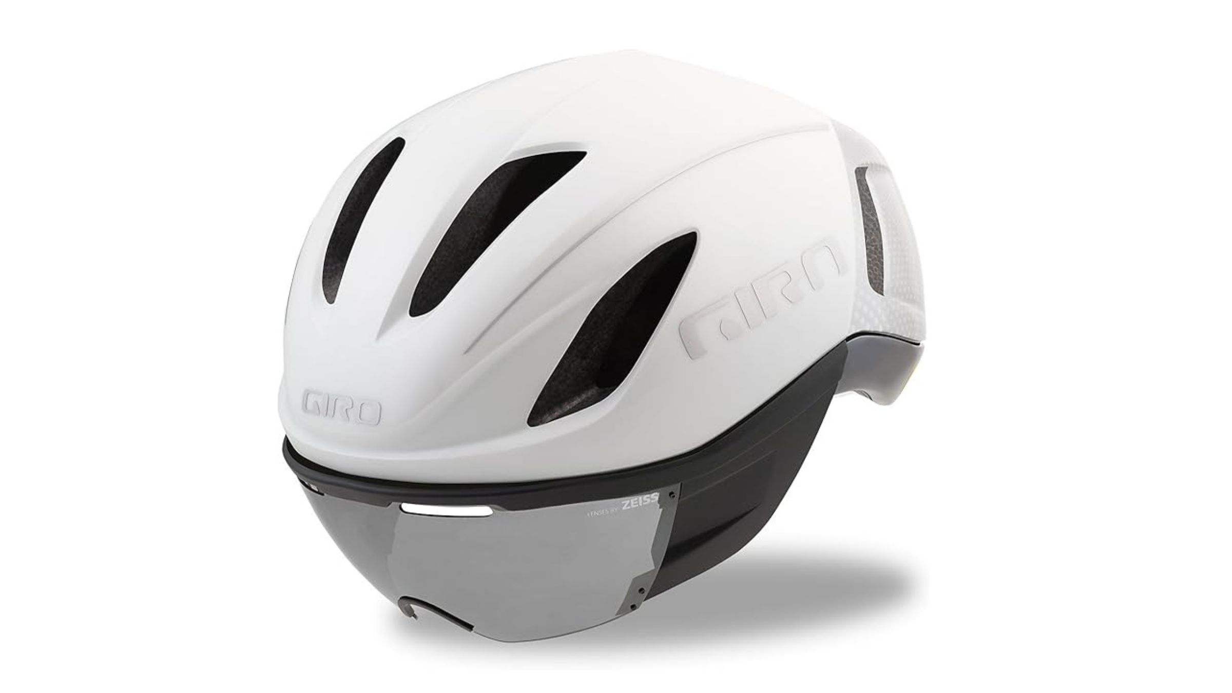 White Giro helmet on white background, on sale for Amazon Prime Day 2026