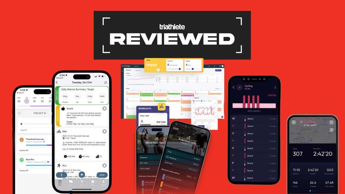 We Hands-On Review 8 AI Triathlon Training Apps + Features
