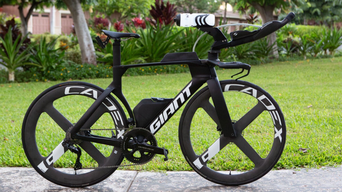 Gustav Iden's 2024 Ironman World Championship Giant Trinity Advanced SL