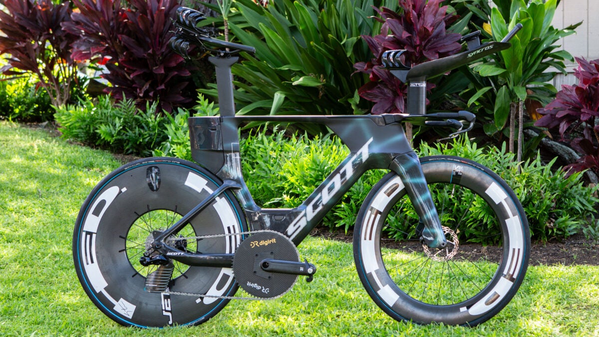 2024 Ironman World Championship Kona Pro Bike Magnus Ditlev's Scott