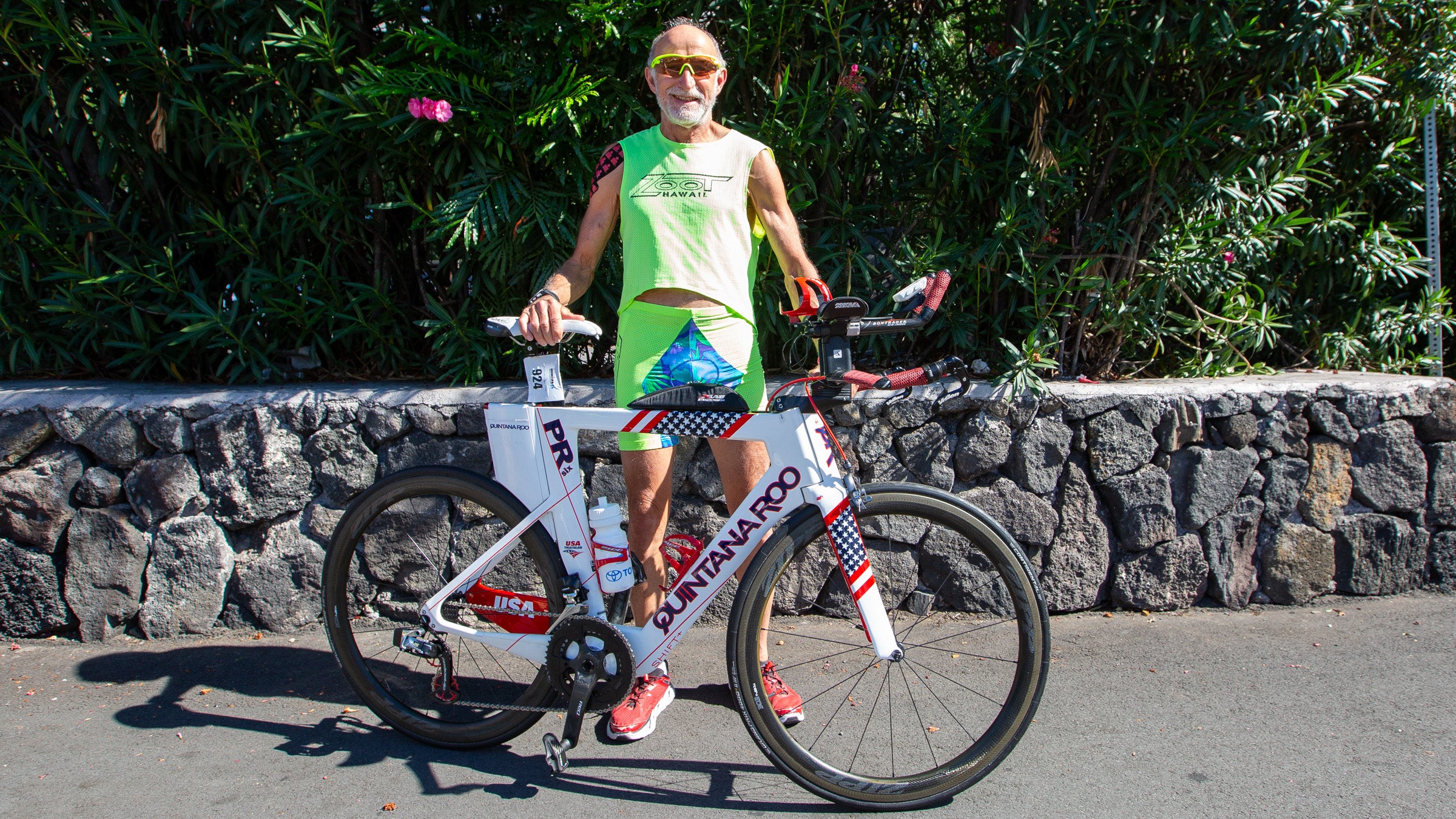 Photos Men s Age Group Bike Check In at 2024 Ironman World Championship Kona Triathlete