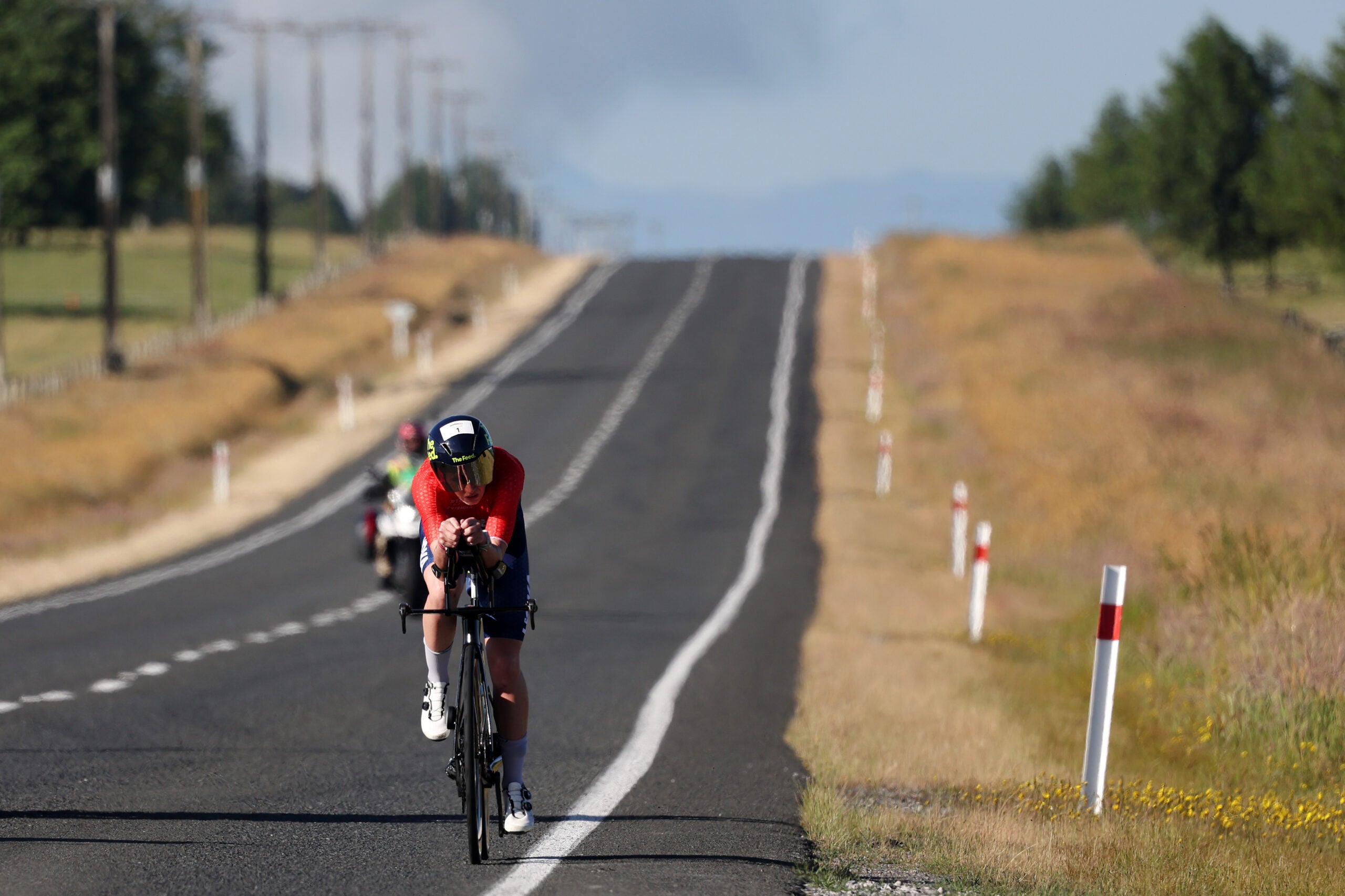 Taylor Knibb clocked the fastest bike split of the day at the 2024 Ironman 70.3 World Championship.