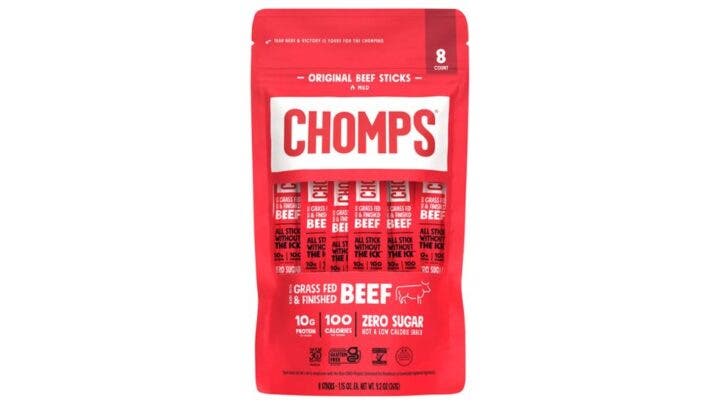 Chomps beef sticks, one of the healthiest foods available at Costco for triathletes.